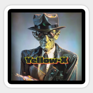 Yellow-X Sticker